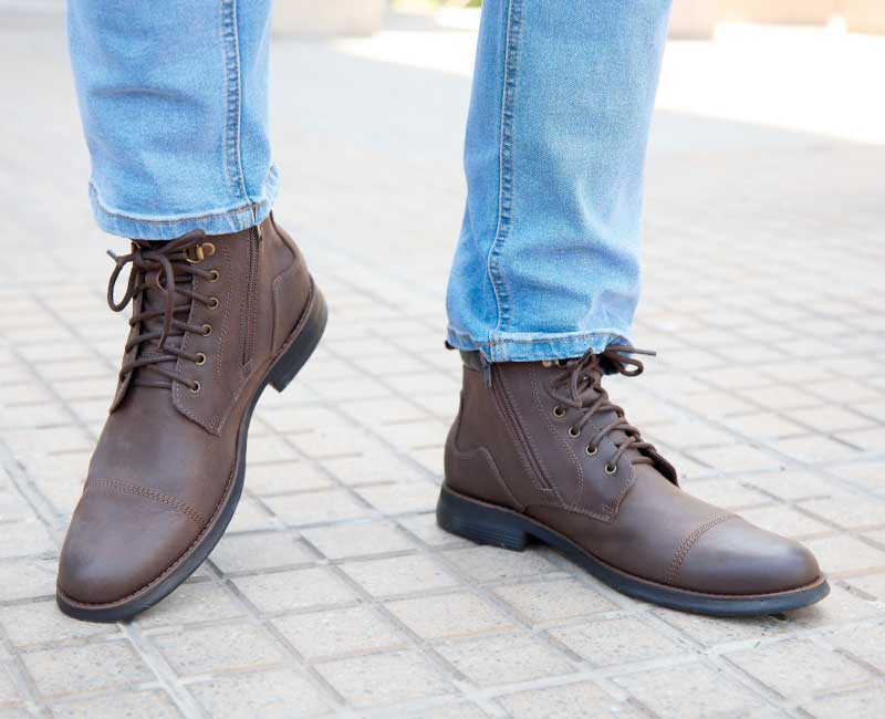 botines-marron-hombre-del-basto Botines marrón oscuro para hombre de la tienda DEL BASTO, estilo versátil y urbano