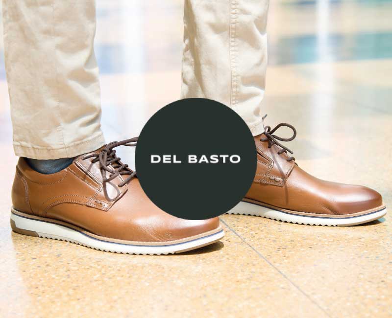 Vista de calzado masculino de la tienda DEL BASTO, disponible en Bodega Italia